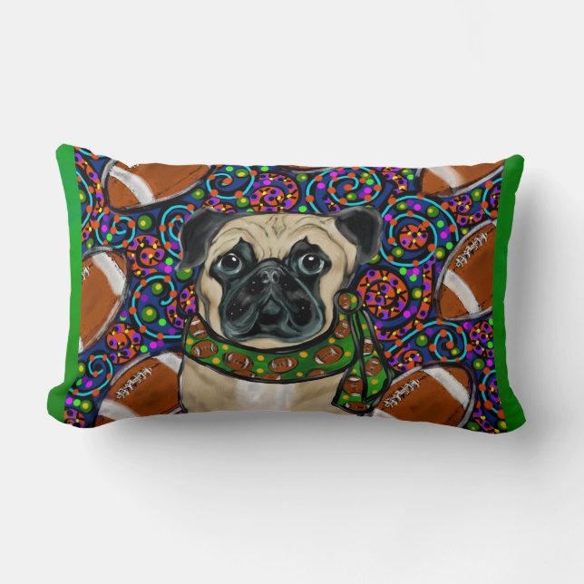 PUG LUMBAR CUSHION (Front)