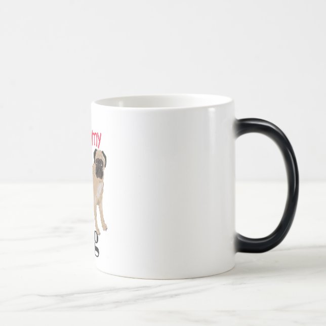 Pug Magic Mug (Right)