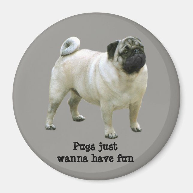 Pug Magnet (Front)