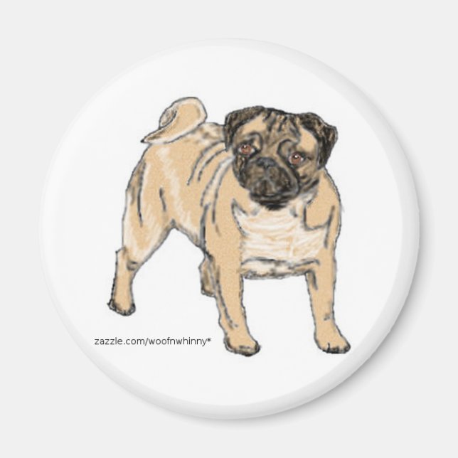 Pug Magnet (Front)