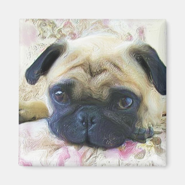 Pug magnet (Front)
