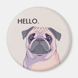 Pug Magnet - Gift for Pug Lovers
