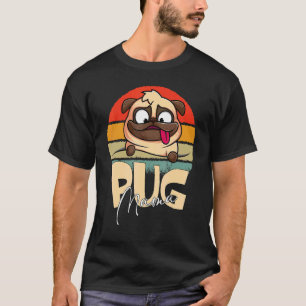 Pug Mama Cute Dog Mum  Girls Women Presents 2 T-Shirt