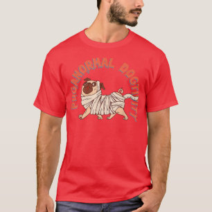 Pug mama lover Funny Paranormal Halloween costume T-Shirt