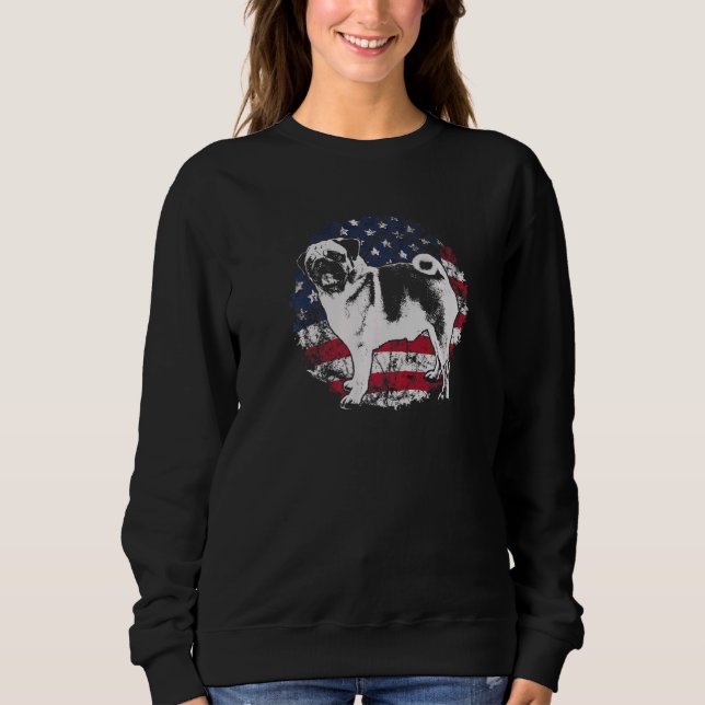 Pug Mops Carlin Dog Breed  32 Sweatshirt (Front)