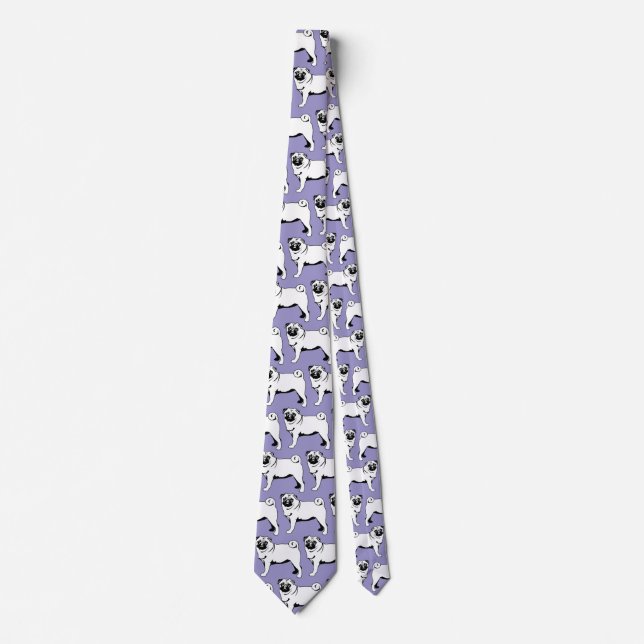 Pug Mops Tie (Front)