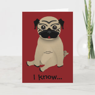 Pug Mother's Day Card