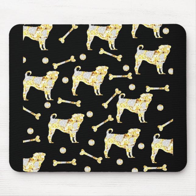  Pug Mouse Pad (Front)