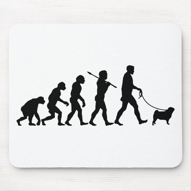 Pug Mouse Pad (Front)