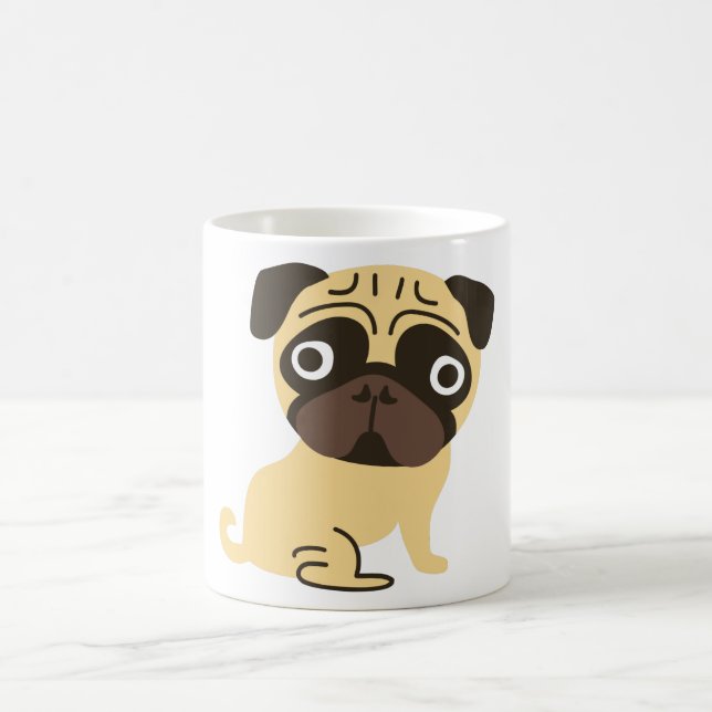 Pug Mug Cream (Center)