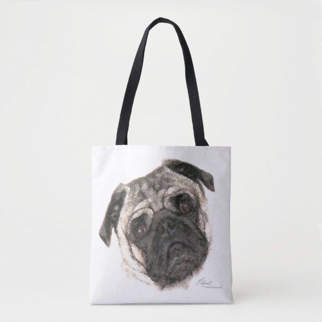 PUG MUG  TOTE BAG (Front)