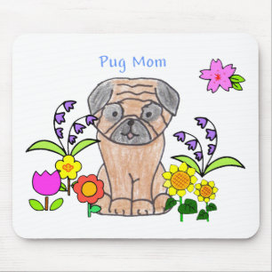 Pug Mum Mousepad