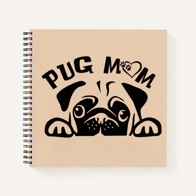 Pug Mum Notebook (Front)