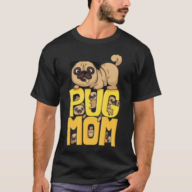 Pug Mum T-Shirt (Front)