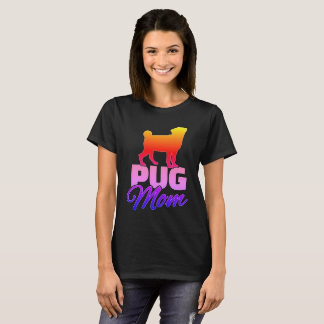 Pug Mum T-Shirt (Front Full)