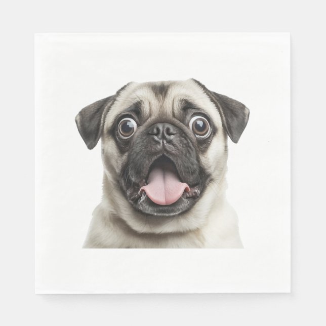 pug napkin (Front)