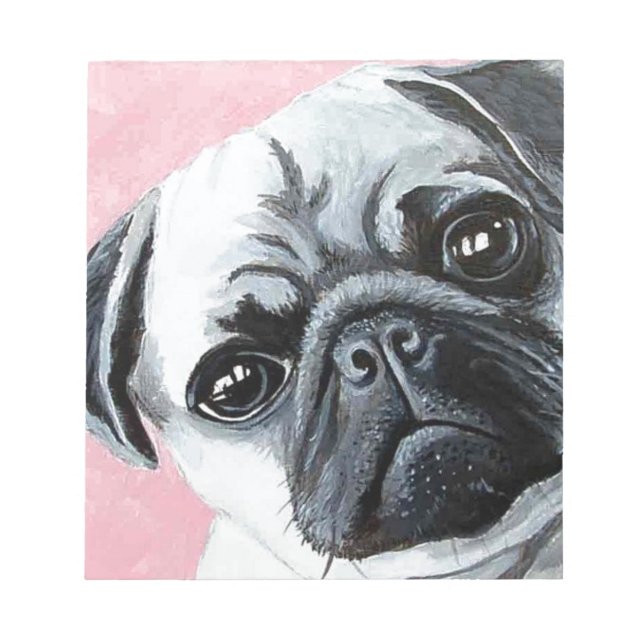 Pug Notepad (Front)