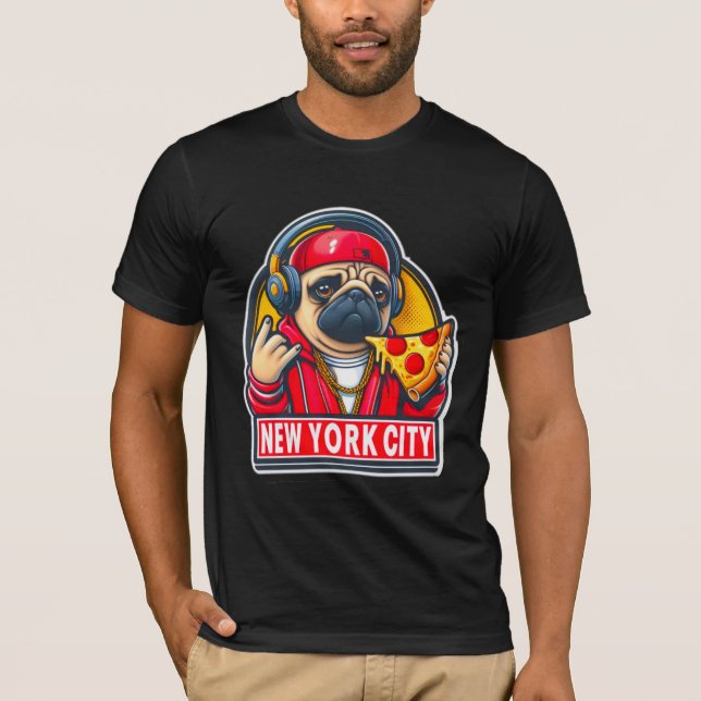 PUG-NYC STYLE 2 T-Shirt (Front)