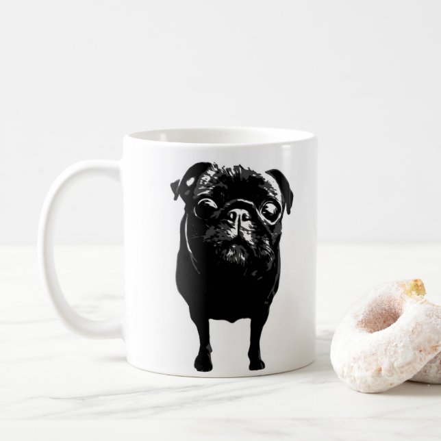 Pug on a Mug (With Donut)