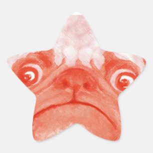 PUG_orange3.png Star Sticker