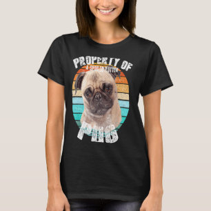 Pug Owner Retro Vintage T-Shirt