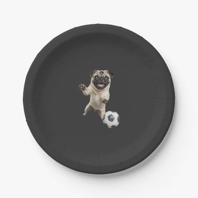Pug   paper plate (Front)