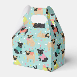 Pug Party Favour Box
