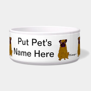Pug Patrick Pet Bowl