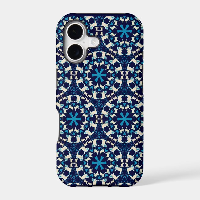 Pug Pattern Case (Back)