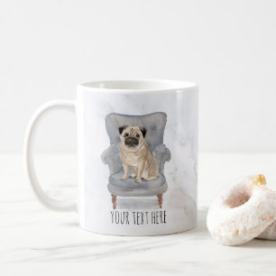 Pug Personalised Mug