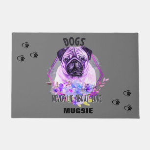 "PUG" PERSONALIZED DOORMAT