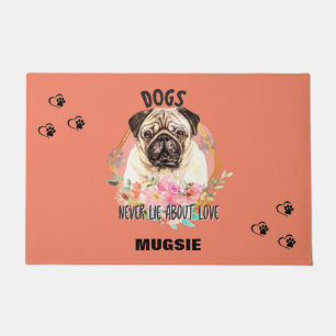"PUG" PERSONALIZED DOORMAT