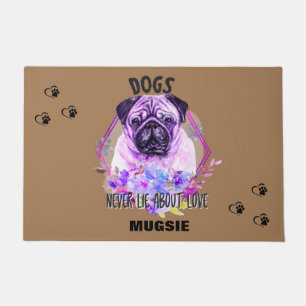 "PUG" PERSONALIZED DOORMAT