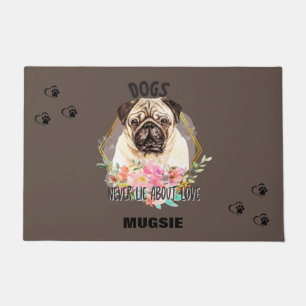 "PUG" PERSONALIZED DOORMAT
