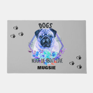 "PUG" PERSONALIZED DOORMAT