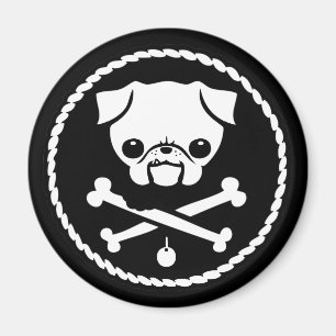 Pug Pirate Magnet