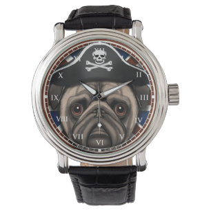 Pug Pirate watch