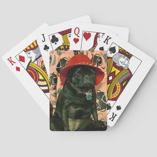 pug playing cards (Back)