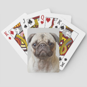 Pug Portrait Playing Cards