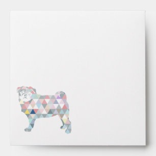 Pug Postage Envelopes