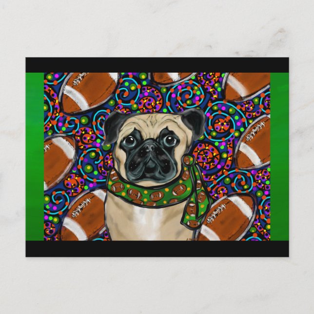 PUG POSTCARD (Front)