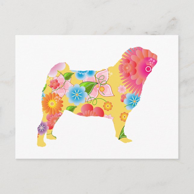 Pug Postcard (Front)