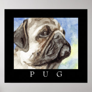 Pug Poster Art
