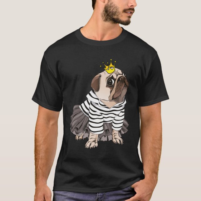 Pug Princess  Essential T-Shirt 361 (Front)
