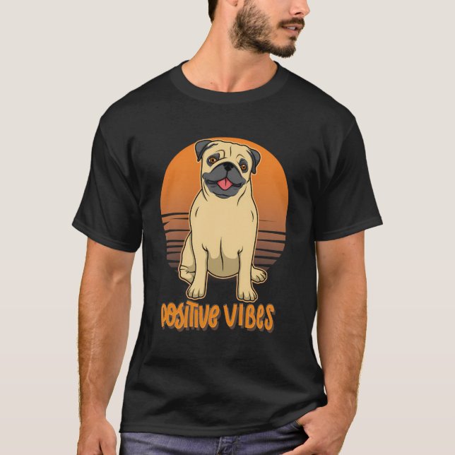 Pug Pullover Gift Men Women Hooded (Front)