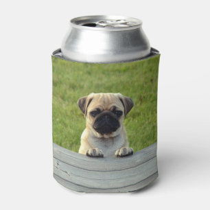 Pug Pup Can Cooler