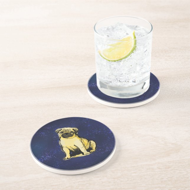 Pug puppy coaster (Side)