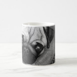 Pug Puppy Dog Art Coffee Mug