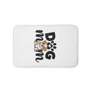 Pug Puppy Dog Mum Dog Lover Bath Mat