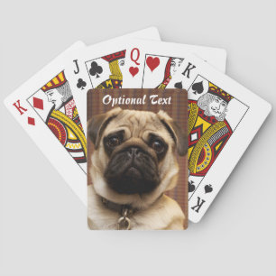 Pug Puppy Dog Playing Cards